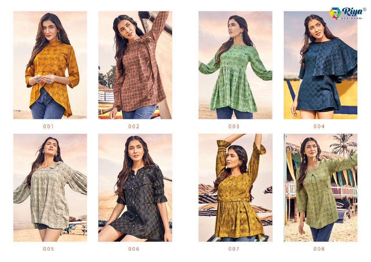 Riya Cruze New Designer Ethnic Wear Western Top Collection